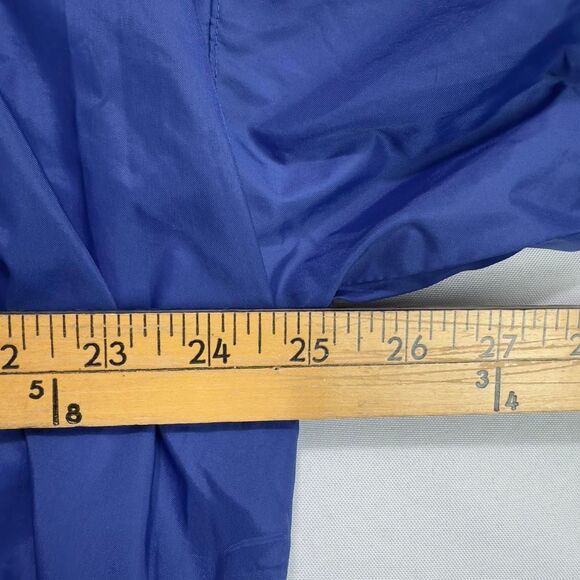 Diadora Track Jacket Men’s Large Blue White Vintage 90s Windbreaker Nylon - Picture 4 of 5